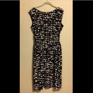 Nine West Black and White Dress Size 14